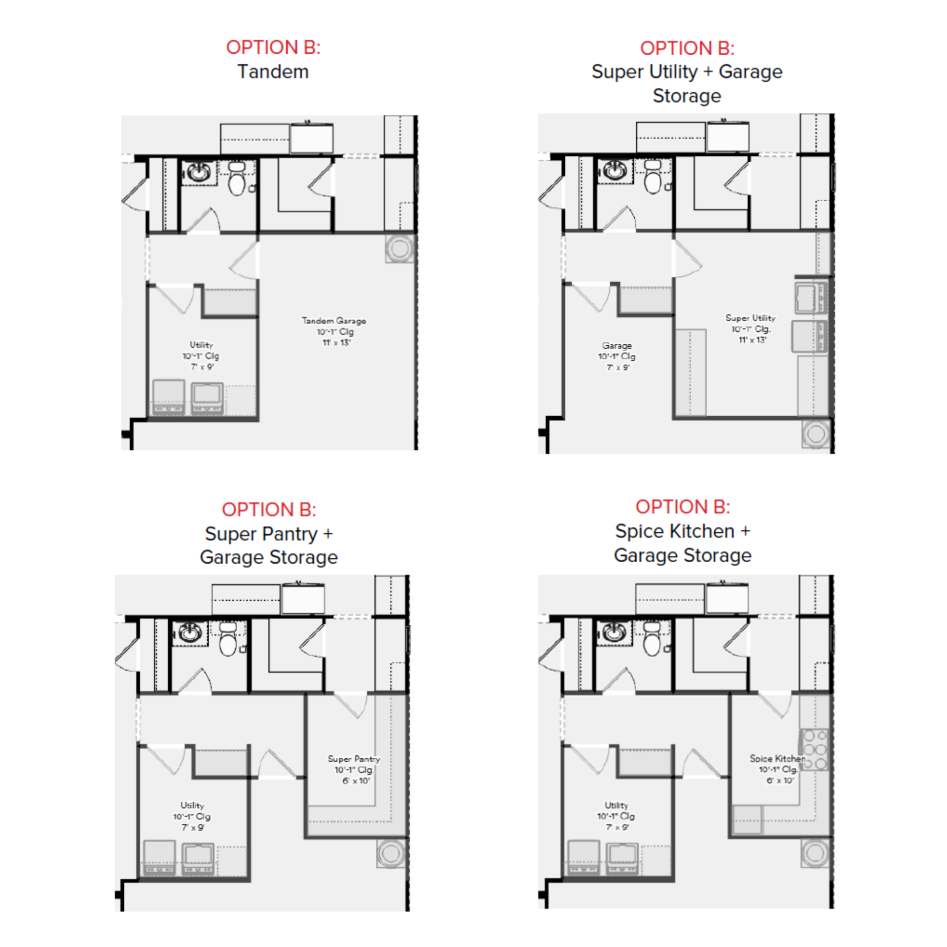 Hill Country First Floor Additional Options