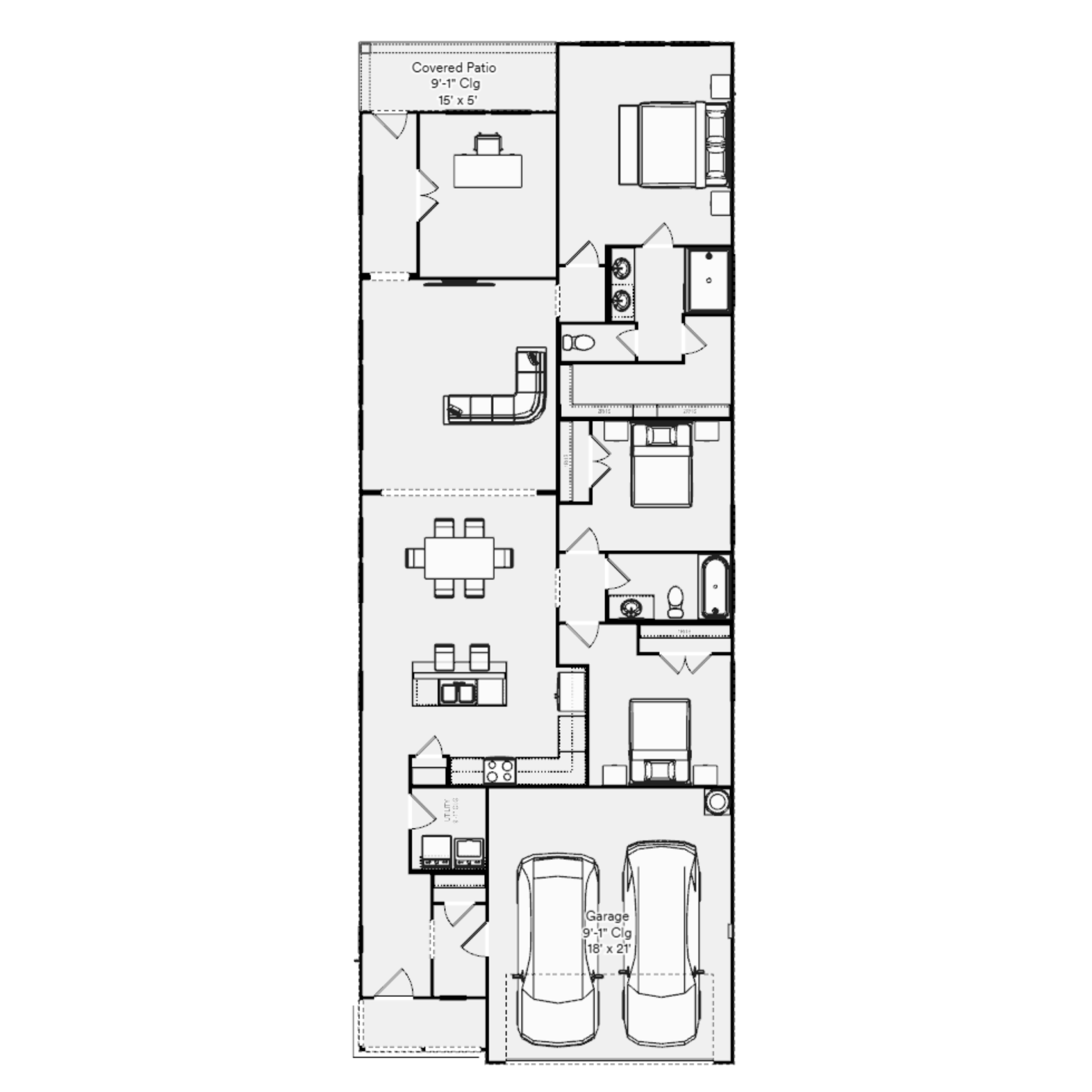 Vaquero first floor